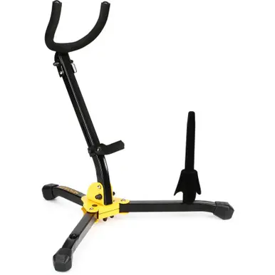 Hercules DS532BB Alto or Tenor Saxophone Stand with Flute or Clarinet Peg New Release