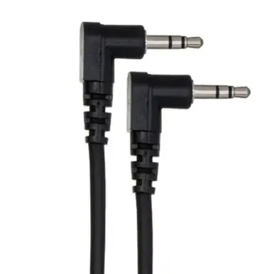 Warranty Included Hosa 3.5mm TRS to Same Right-Angle Stereo Interconnect Cable CMM-100.8RR