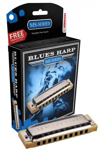 Hohner 532 Blues Harp Harmonica - Key of D Modern