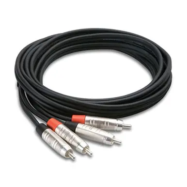 Popular Hosa HRR-020X2 Pro Stereo Interconnect Dual RCA Cable, 20 ft.