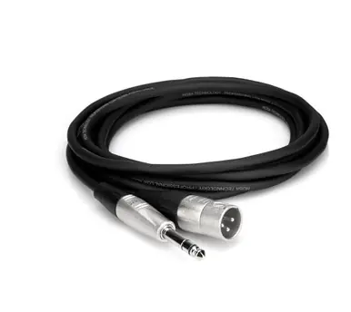 Hosa HSX-005 REAN 1/4" TRS Male to XLR3 Male Pro Balanced Interconnecting Cable, 5 ft. Grab Now
