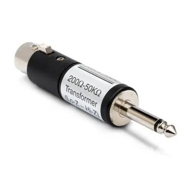 Hosa MIT-435 Female XLR to 1/4-Inch TS Impedance Transformer Money Back Guarantee