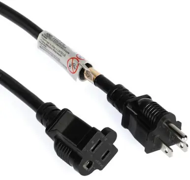Deal Hosa PWX-425 14-Gauge NEMA 5-15P to NEMA 5-15R Power Extension Cord