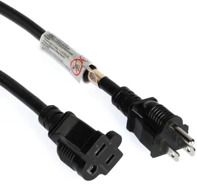 Holiday Sale Hosa PWX-450 14-Gauge NEMA 5-15P to NEMA 5-15R Power Extension Cord