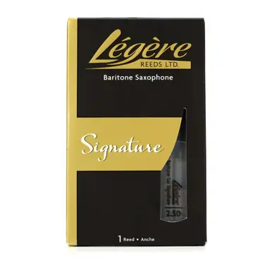 Top Pick Legere Synthetic Baritone Sax Reed Signature 2.50
