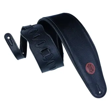 Best Seller Levy's 4.5-Inch Signature Legacy Series Leather Bass Guitar Strap - Black