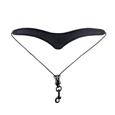 Today Only Levy's Mindi Abair Artist Signature Series Premium Leather Saxophone Strap - Black