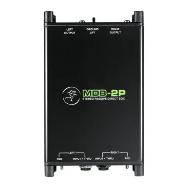 Grab Now Mackie MDB-2P Passive Stereo Direct Box