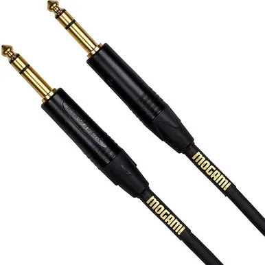 Mogami Gold 1/4" TRS-TRS High-Definition Audio Cable - 6ft Warranty Included