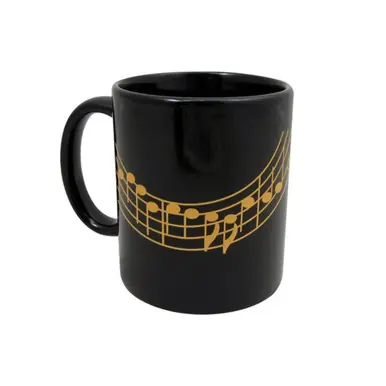 Fast Shipping Mug - 11-Ounce Gold and Black 3D Staff
