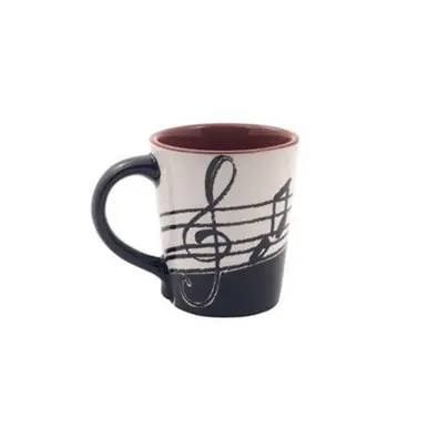 Mug - 12-Ounce Music Notes Print Instant Buy