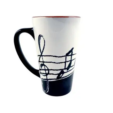 Bargain Mug - 16-Ounce Music Notes