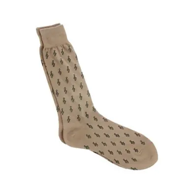 Modern Mens Treble Clef Socks