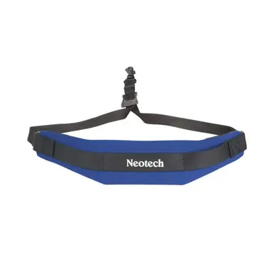 Original Neotech Regular Length Soft Saxophone Neck Strap With Swivel Hook - Royal Blue