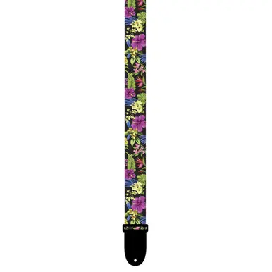 Perri 1.5-Inch Floral Design Ukulele Strap Special Discount