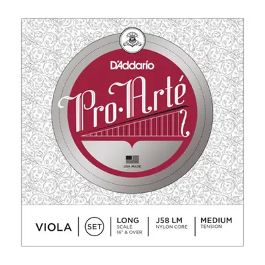 Fresh Stock Pro Arte J58 Lm Viola Set 16+ Inch Strings