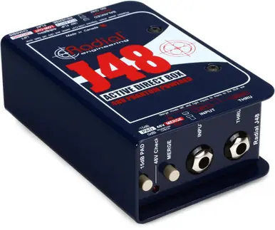 Reduced Price Radial J48 1-channel Active 48v Direct Box