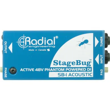 Final Sale Radial StageBug SB-1 Active Acoustic Direct Box