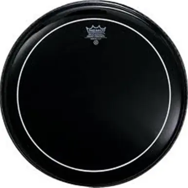Fast Shipping Remo ES-16 Bass Drum Head Ebony Pinstripe