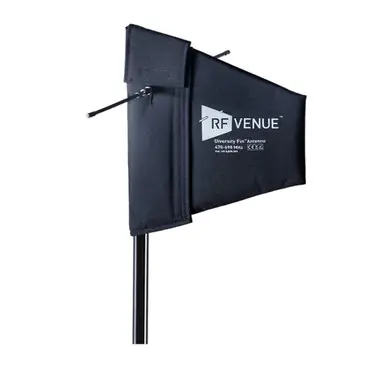 RF Venue Diversity Fin Wireless Microphone System Antenna with Stand Mount (470 - 698 MHz) In Demand