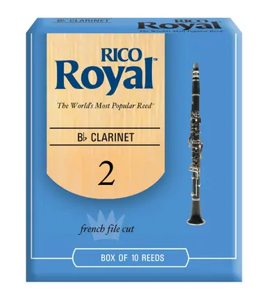 Rico Royal RBB10 Eb Soprano Clarinet Reeds Rico Royal 10Pk Direct From Manufacturer