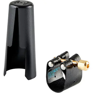 Wholesale Rovner 1RVS Standard Rubberized Soprano Saxophone Ligature with Cap