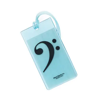 Express Delivery Soft Rubber ID Tag - Bass Clef