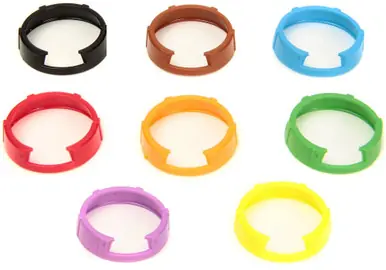 Professional Grade Sennheiser KEN2 Colored Identification Rings for SKM Wireless Handheld Transmitters