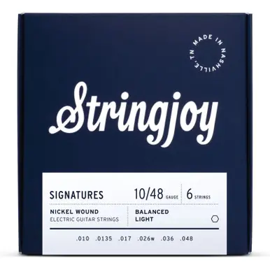 No Minimum Order Stringjoy Signatures Balanced Light Gauge Nickel Wound Electric Guitar Strings