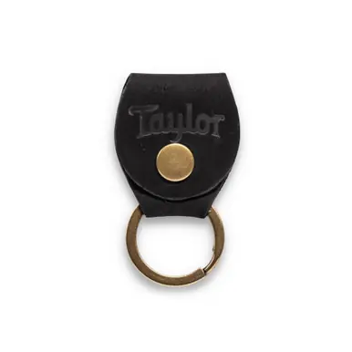 Taylor Guitars Key Ring with Pick Holder - Black Top Pick