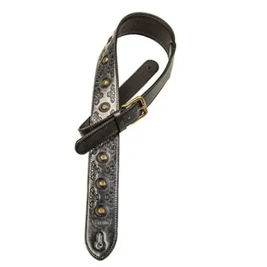 Tetherax Padded Sololeather Shanghai Guitar Strap with Cinch Buckle Last Chance
