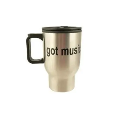 Travel Mug - Insulated Stainless Steel 16oz - Got Music Grab Now