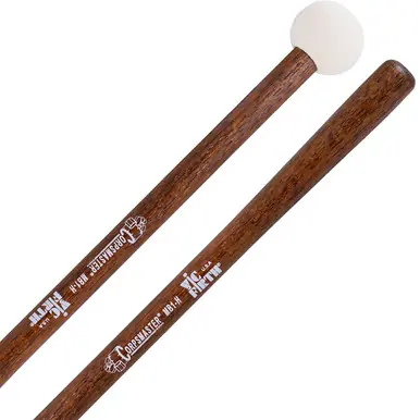 Vic Firth MB1H Corpsmaster Marching Bass Drum Mallets - Hard; Small Head Get Yours