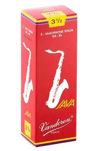 Hot Picks Vandoren SR27R Java Red 5-Pack Tenor Saxophone Reeds