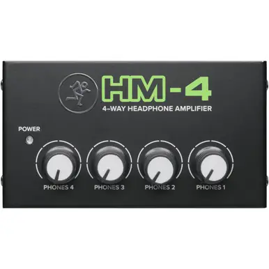Mackie HM-4 4-channel Headphone Amplifier Direct From Manufacturer