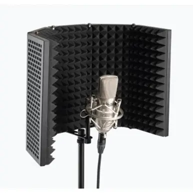 On-Stage ASMS3000 Foldable Adjustable Vocal Isolation Shield One Day Deal