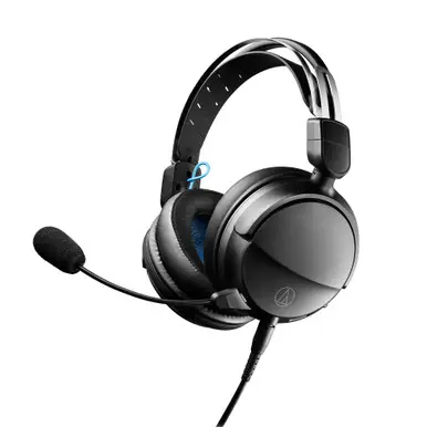 While Supplies Last Audio-Technica ATH-GL3 Closed-Back Gaming Headphones with Removable Microphone - Black
