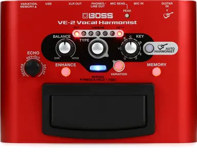 Boss VE-2 Vocal Harmonist Effects Processor Holiday Sale