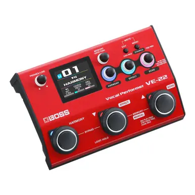 Boss VE-22 Vocal Effects and Looper Pedal Modern