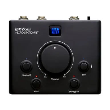 PreSonus Microstation BT Studio Monitor Controller with Bluetooth Modern