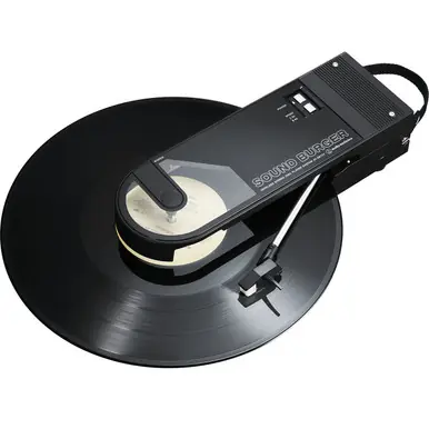 Last Chance Audio-Technica AT-SB727 Sound Burger - Compact Portable Bluetooth Turntable - Black