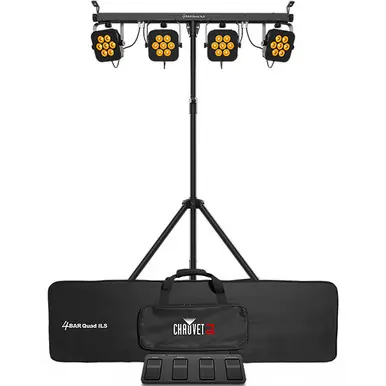 Chauvet DJ 4BAR Quad ILS Wash Lighting System with Tripod Top Rated