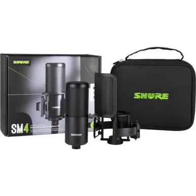 Factory Price Shure SM4 Dual-diaphragm Condenser Home Recording Microphone Kit