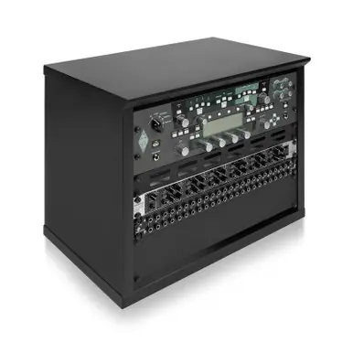 Gator Elite Series Furniture Desktop 8U Studio Rack - Black Top Pick