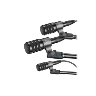 Audio Technica ATM230PK 3-Pack of Hypercardioid Dynamic Instrument Microphones Brand New