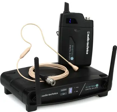 Genuine Audio-Technica ATW-1101/H92-TH System 10 Wireless Headset System with PRO 92cW Headworn Microphone - Beige