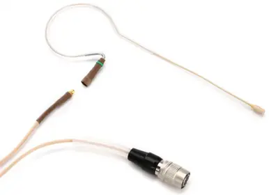 Countryman E6 Directional Earset Microphone with 2mm Cable and cH-style Connector for Audio-Technica Wireless (ATCH) - Light Beige Reduced Price