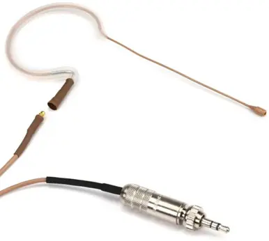 Countryman E6i Omnidirectional Earset Microphone with 2mm Cable and S3 Connector for Sennheiser Wireless - Tan Wholesale