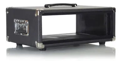Gator GR-RETRORACK-3BK Vintage Amp Vibe Rack Case - 3U Black Price Cut