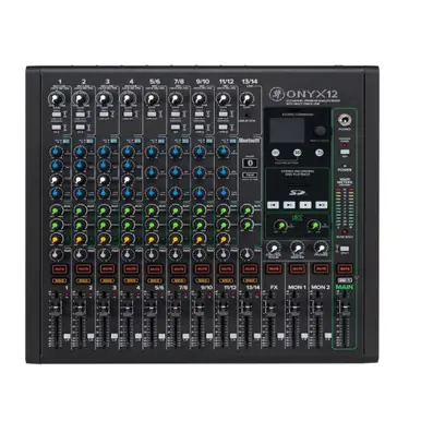 Mackie Onyx12 12-Channel Analog Mixer with Multi-Track USB Final Sale